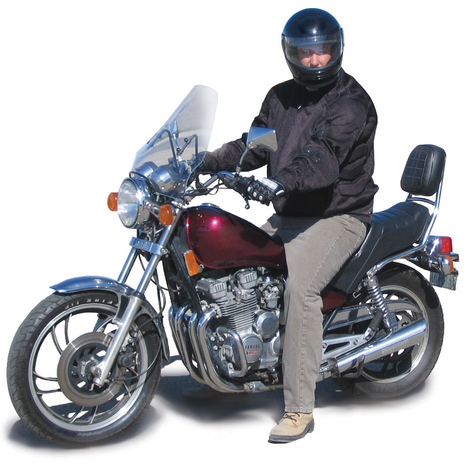 Proper clothing for motorcycle
