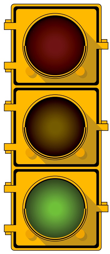 red and amber traffic light meaning