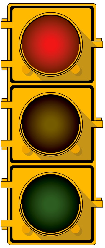 red traffic signal light